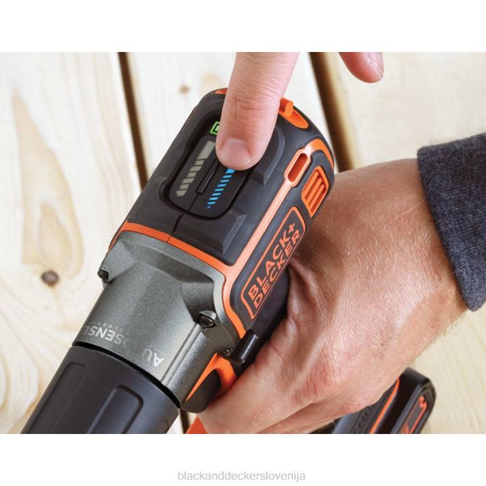 BLACK+DECKER 20 V max powerconnect 3/8 in. akumulatorski vrtalni vijačnik s kompletom za samodejno zaznavanje 8B2Z590 orodja