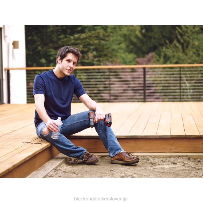 BLACK+DECKER 20 V max powerconnect 3/8 in. akumulatorski vrtalni vijačnik s kompletom za samodejno zaznavanje 8B2Z590 orodja