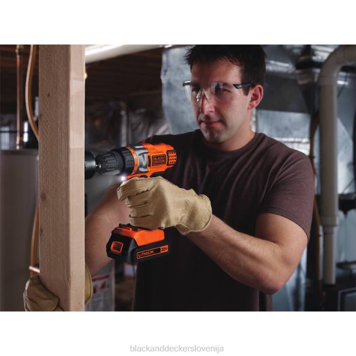 BLACK+DECKER 20 V max powerconnect akumulatorski kombinirani komplet za krožno žago vrtalnik/vijačnik 8B2Z539 orodja