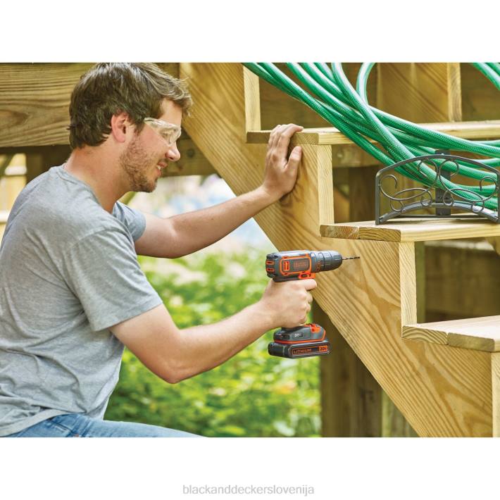 BLACK+DECKER 20v max akumulatorski vrtalni vijačnik 8B2Z521 orodja