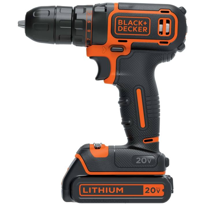 BLACK+DECKER 20v max akumulatorski vrtalni vijačnik 8B2Z521 orodja