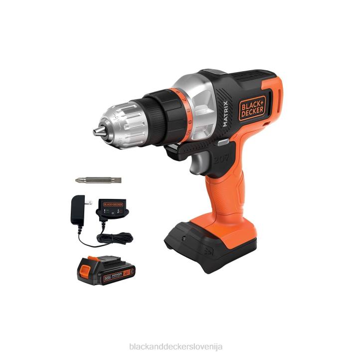 BLACK+DECKER 20v max matrični akumulatorski vrtalni vijačnik 8B2Z534 orodja