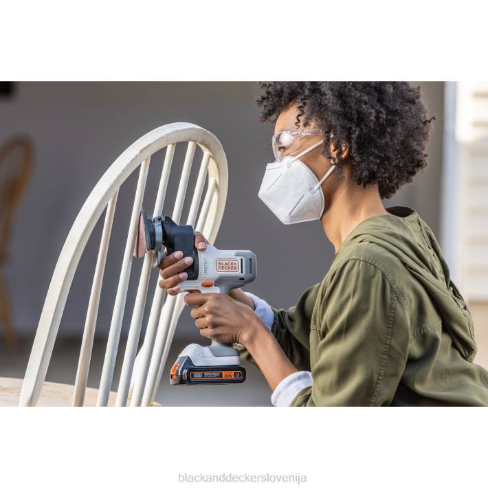 BLACK+DECKER 20v max matrix brezžični kombinirani komplet 6 orodij belo in oranžno 8B2Z528 orodja