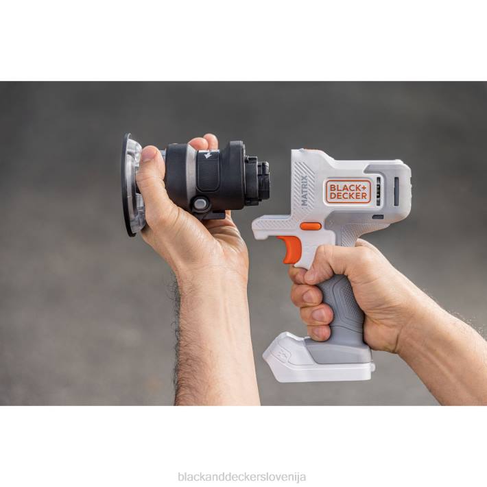 BLACK+DECKER 20v max matrix brezžični kombinirani komplet 6 orodij belo in oranžno 8B2Z528 orodja