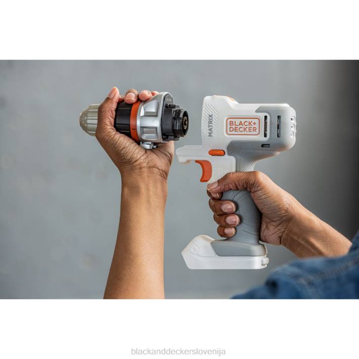 BLACK+DECKER 20v max matrix brezžični kombinirani komplet 6 orodij belo in oranžno 8B2Z528 orodja