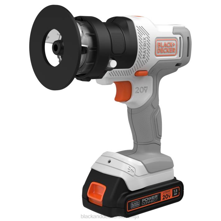 BLACK+DECKER 20v max matrix brezžični kombinirani komplet 6 orodij belo in oranžno 8B2Z528 orodja