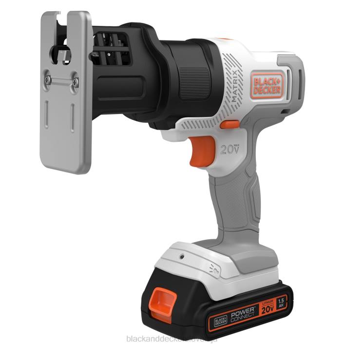 BLACK+DECKER 20v max matrix brezžični kombinirani komplet 6 orodij belo in oranžno 8B2Z528 orodja