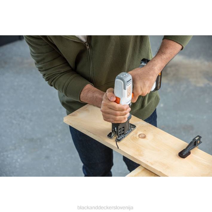 BLACK+DECKER 20v max matrix brezžični kombinirani komplet 6 orodij belo in oranžno 8B2Z528 orodja