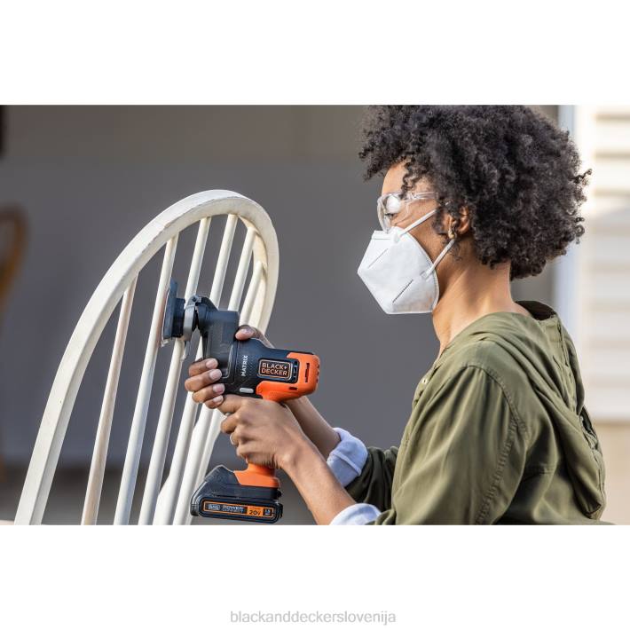 BLACK+DECKER 20v max matrix vrtalni komplet kombiniranega električnega orodja Set 6 orodij Garnitura brezžičnega orodja 8B2Z527 orodja