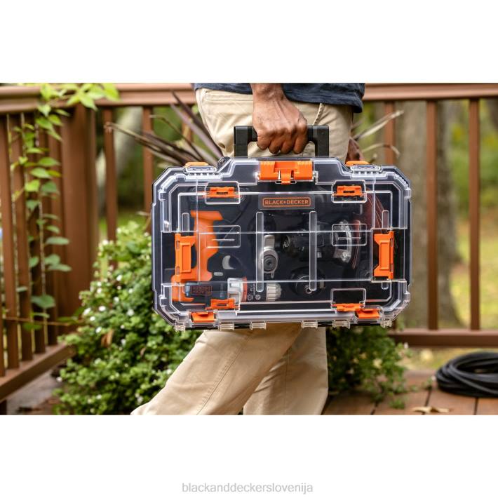 BLACK+DECKER 20v max matrix vrtalni komplet kombiniranega električnega orodja Set 6 orodij Garnitura brezžičnega orodja 8B2Z527 orodja