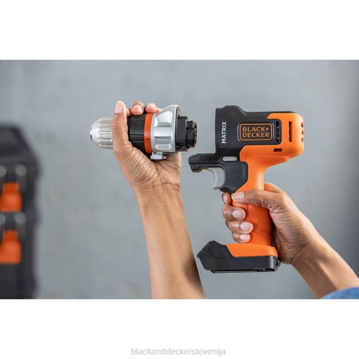 BLACK+DECKER 20v max matrix vrtalni komplet kombiniranega električnega orodja Set 6 orodij Garnitura brezžičnega orodja 8B2Z527 orodja