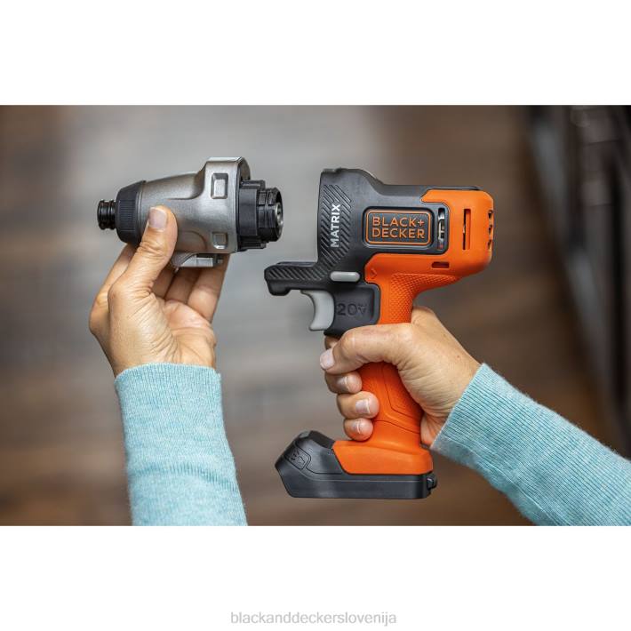 BLACK+DECKER 20v max matrix vrtalni komplet kombiniranega električnega orodja Set 6 orodij Garnitura brezžičnega orodja 8B2Z527 orodja