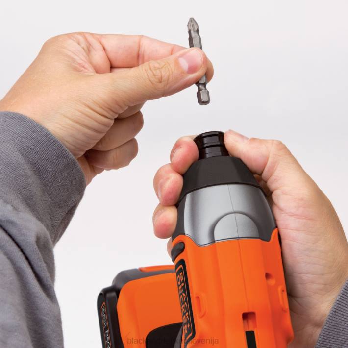 BLACK+DECKER 20v max powerconnect 1/4 in. Komplet akumulatorskih udarnih vijačnikov 8B2Z538 orodja