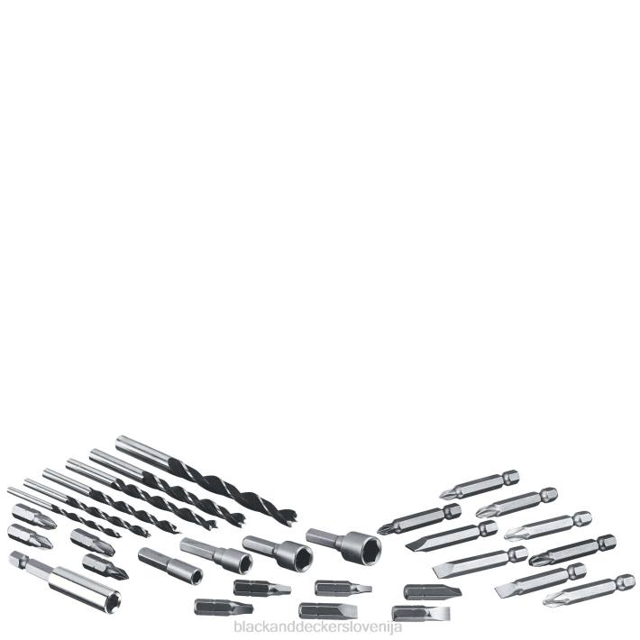 BLACK+DECKER 20v max powerconnect akumulatorski vrtalni vijačnik 30 kos. komplet 8B2Z547 orodja