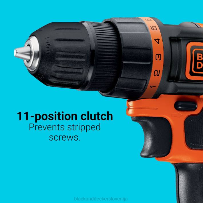 BLACK+DECKER 20v max powerconnect akumulatorski vrtalni vijačnik 44 kos. projektni komplet za dom 8B2Z549 orodja
