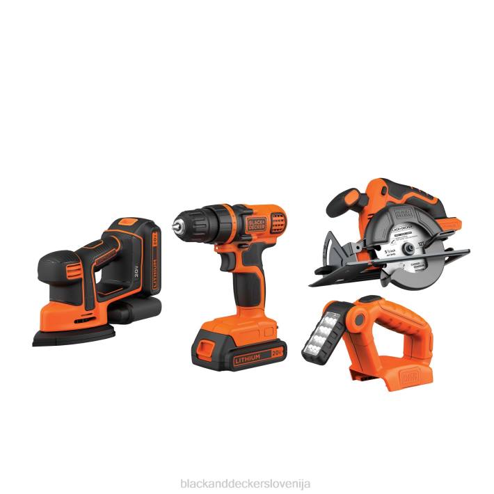 BLACK+DECKER 20v max powerconnect brezžični vrtalni komplet 4 orodja 8B2Z545 orodja