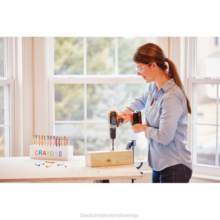 BLACK+DECKER 20v max udarni komplet 2 vrtalnikov 8B2Z542 orodja