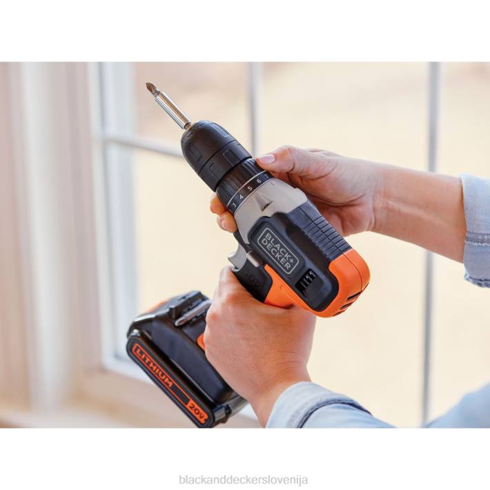 BLACK+DECKER 20v max udarni komplet 2 vrtalnikov 8B2Z542 orodja