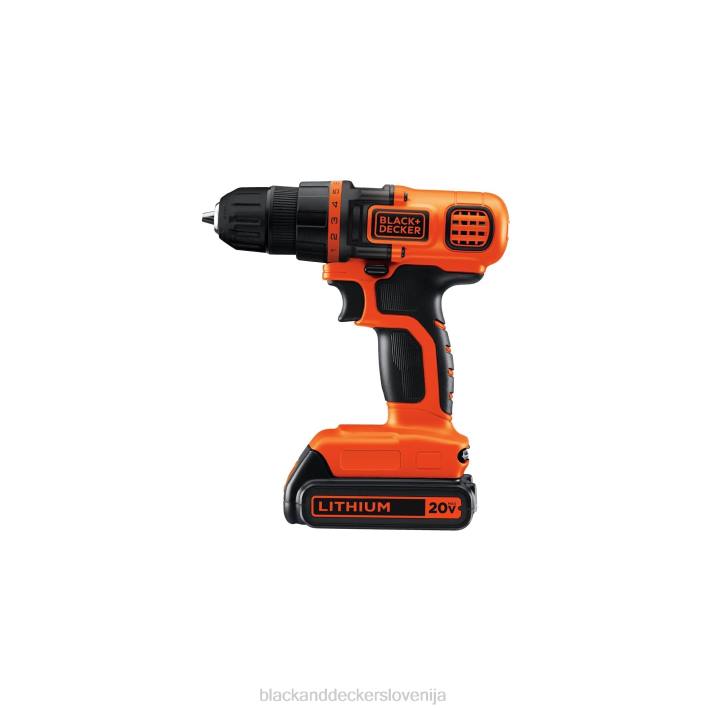 BLACK+DECKER 20v max vrtalnik in komplet orodij za dom 68 kosov 8B2Z551 orodja
