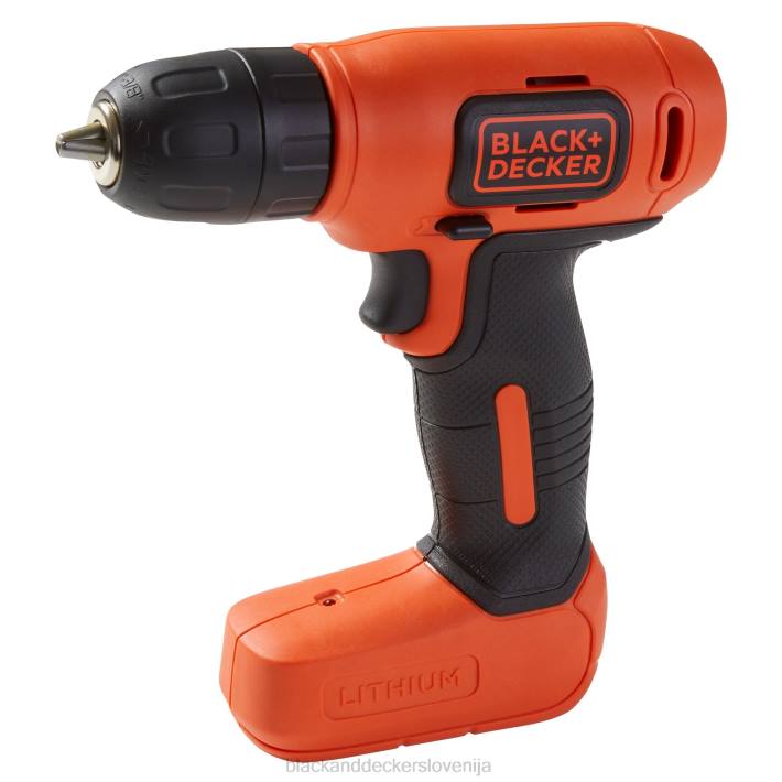 BLACK+DECKER 8v max akumulatorski vrtalnik 43 kos. projektni komplet za dekoracijo doma 8B2Z557 orodja