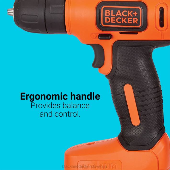 BLACK+DECKER 8v max akumulatorski vrtalnik 43 kos. projektni komplet za dekoracijo doma 8B2Z557 orodja