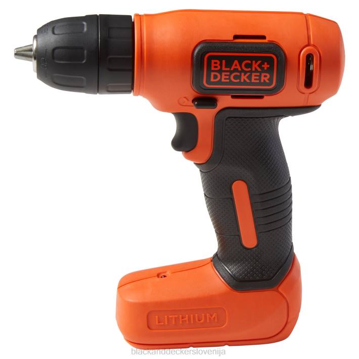 BLACK+DECKER 8v max akumulatorski vrtalnik 43 kos. projektni komplet za dekoracijo doma 8B2Z557 orodja