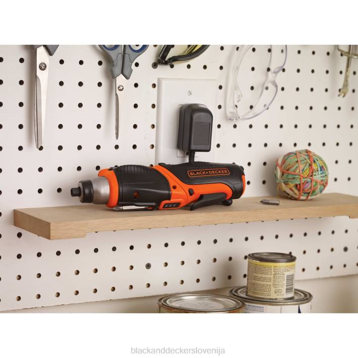 BLACK+DECKER Akumulatorski vijačnik 4v max s kompletom za obešanje slik 8B2Z564 orodja