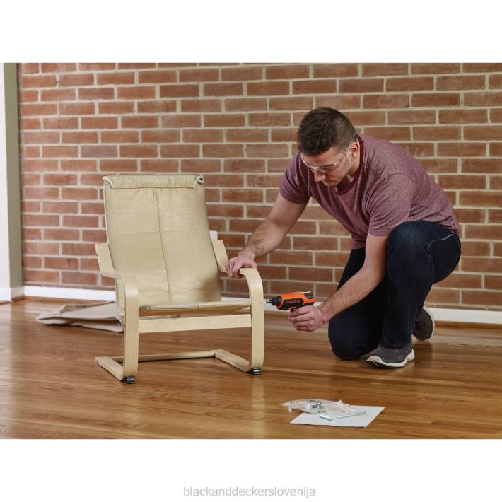 BLACK+DECKER Akumulatorski vijačnik 4v max s prostorom za nastavke 8B2Z560 orodja
