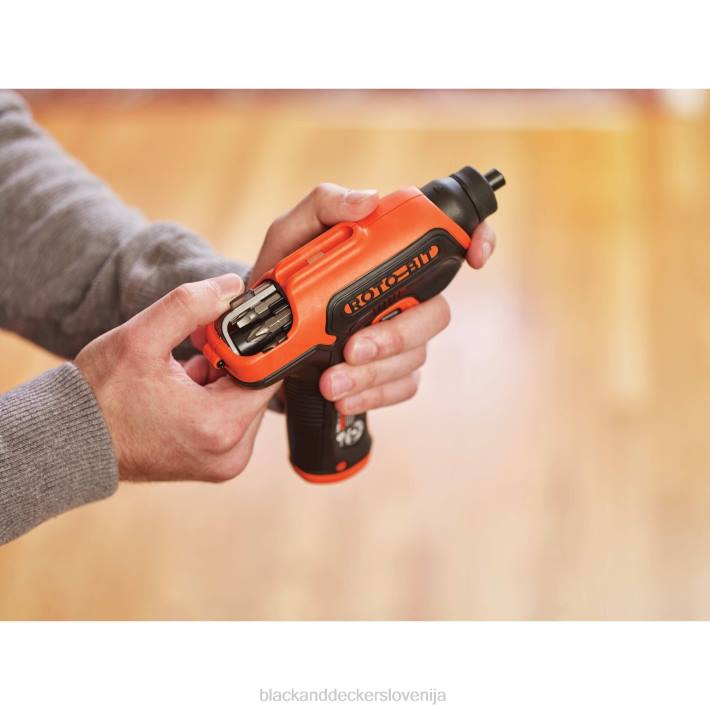 BLACK+DECKER Akumulatorski vijačnik 4v max s prostorom za nastavke 8B2Z560 orodja