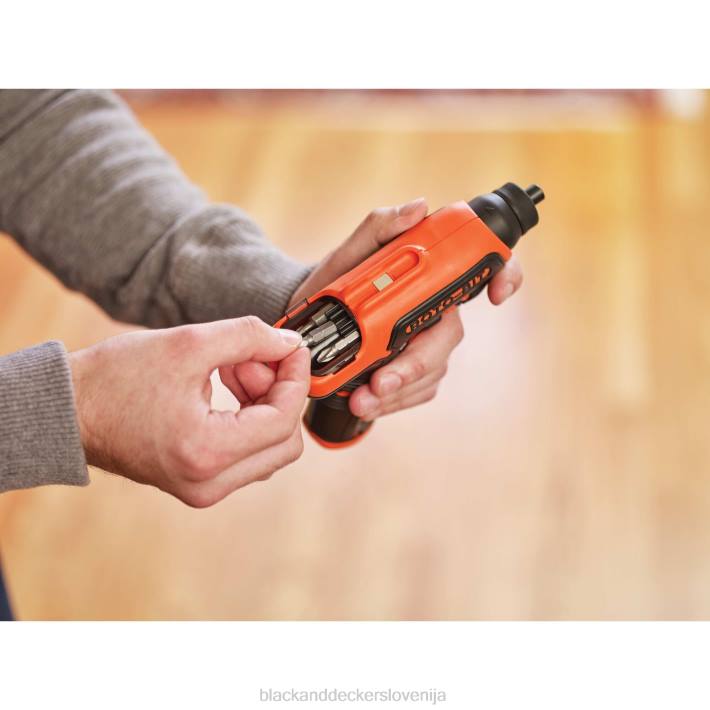 BLACK+DECKER Akumulatorski vijačnik 4v max s prostorom za nastavke 8B2Z560 orodja