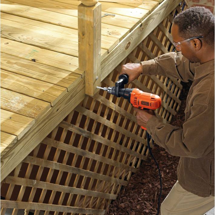 BLACK+DECKER Komplet električnih vrtalnikov/vijačnikov 7,0 amperov 1/2 in 8B2Z573 orodja