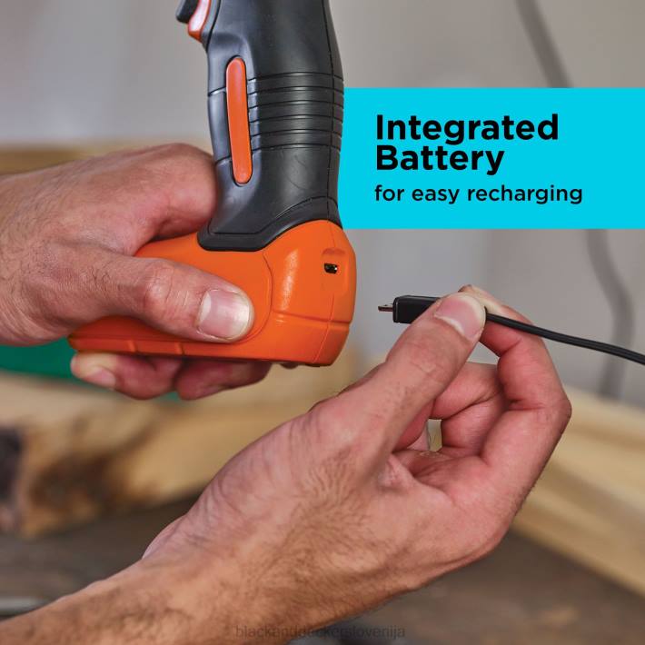 BLACK+DECKER Projektni komplet 8v max, pripravljen za okrasitev, vključuje akumulatorski vrtalnik in osnovna ročna orodja 8B2Z558 orodja