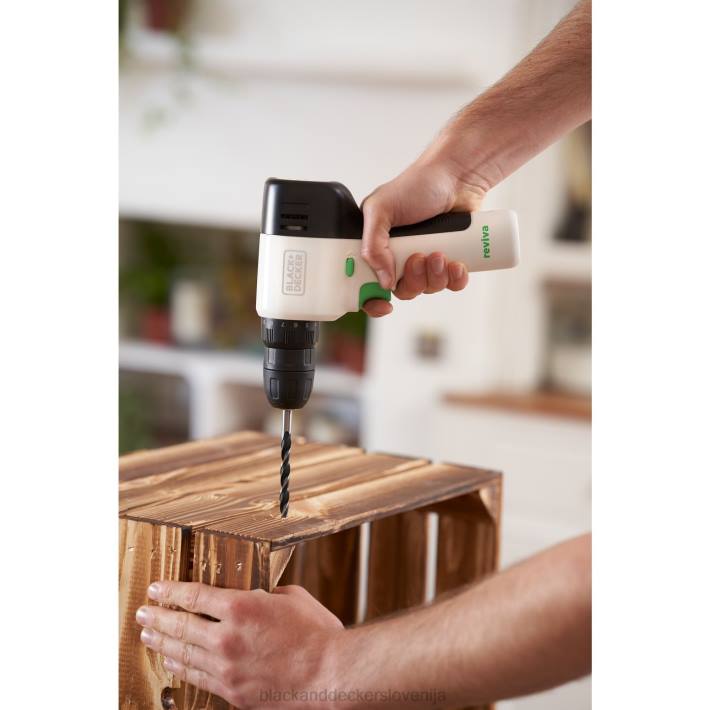 BLACK+DECKER akumulatorski vrtalni vijačnik reviva 12v max s polnilcem in dvostranskim vijačnim nastavkom 8B2Z532 orodja