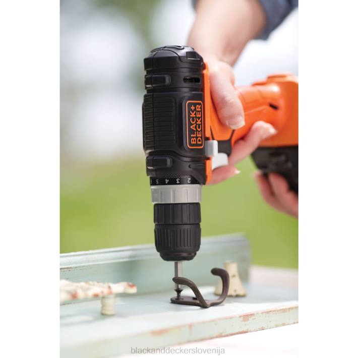 BLACK+DECKER gopak 12v max akumulatorski vrtalnik s 4 orodji kombinirani komplet 8B2Z586 orodja