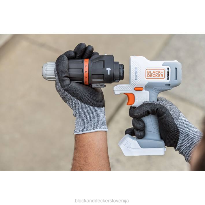 BLACK+DECKER matrix udarno vrtalno kladivo nastavek za večnamensko orodje s kovčkom za shranjevanje 8B2Z581 orodja