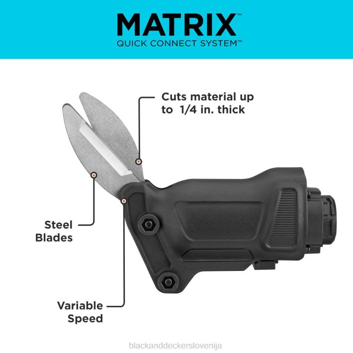 BLACK+DECKER nastavek za večnamensko orodje za škarje s škatlo 8B2Z587 orodja