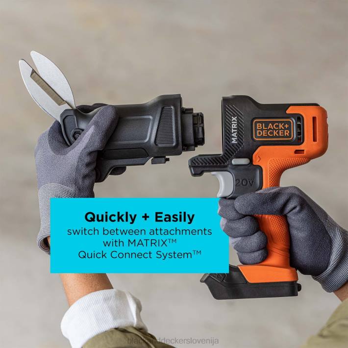 BLACK+DECKER nastavek za večnamensko orodje za škarje s škatlo 8B2Z587 orodja