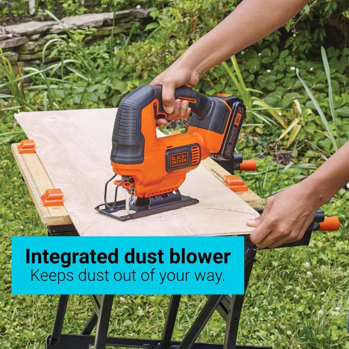 BLACK+DECKER 20 V max powerconnect brezžična vbodna žaga (samo orodje) 8B2Z659 orodja