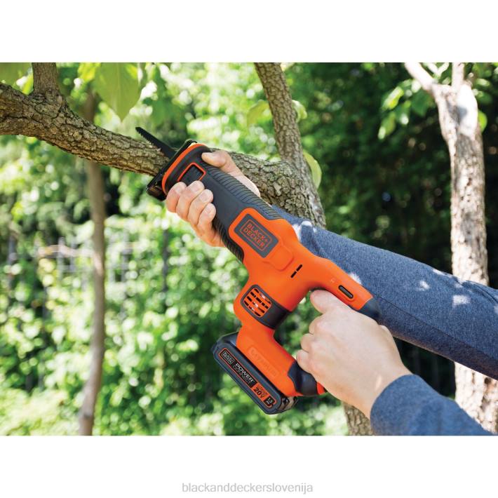 BLACK+DECKER Komplet akumulatorske sabljaste žage 20 V max 8B2Z647 orodja