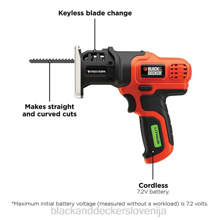 BLACK+DECKER akumulatorska kompaktna vbodna žaga 8B2Z654 orodja