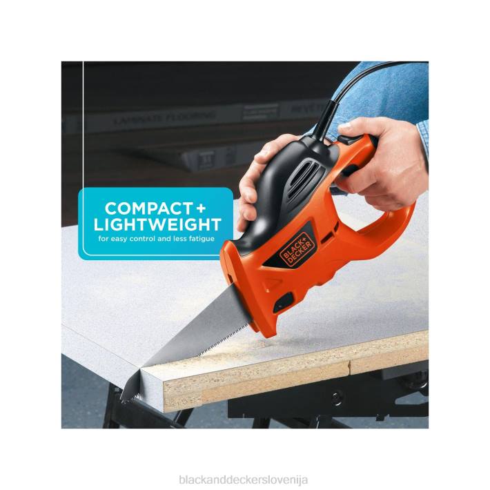 BLACK+DECKER električna ročna žaga z vrečko za shranjevanje 3,4-amp 8B2Z669 orodja